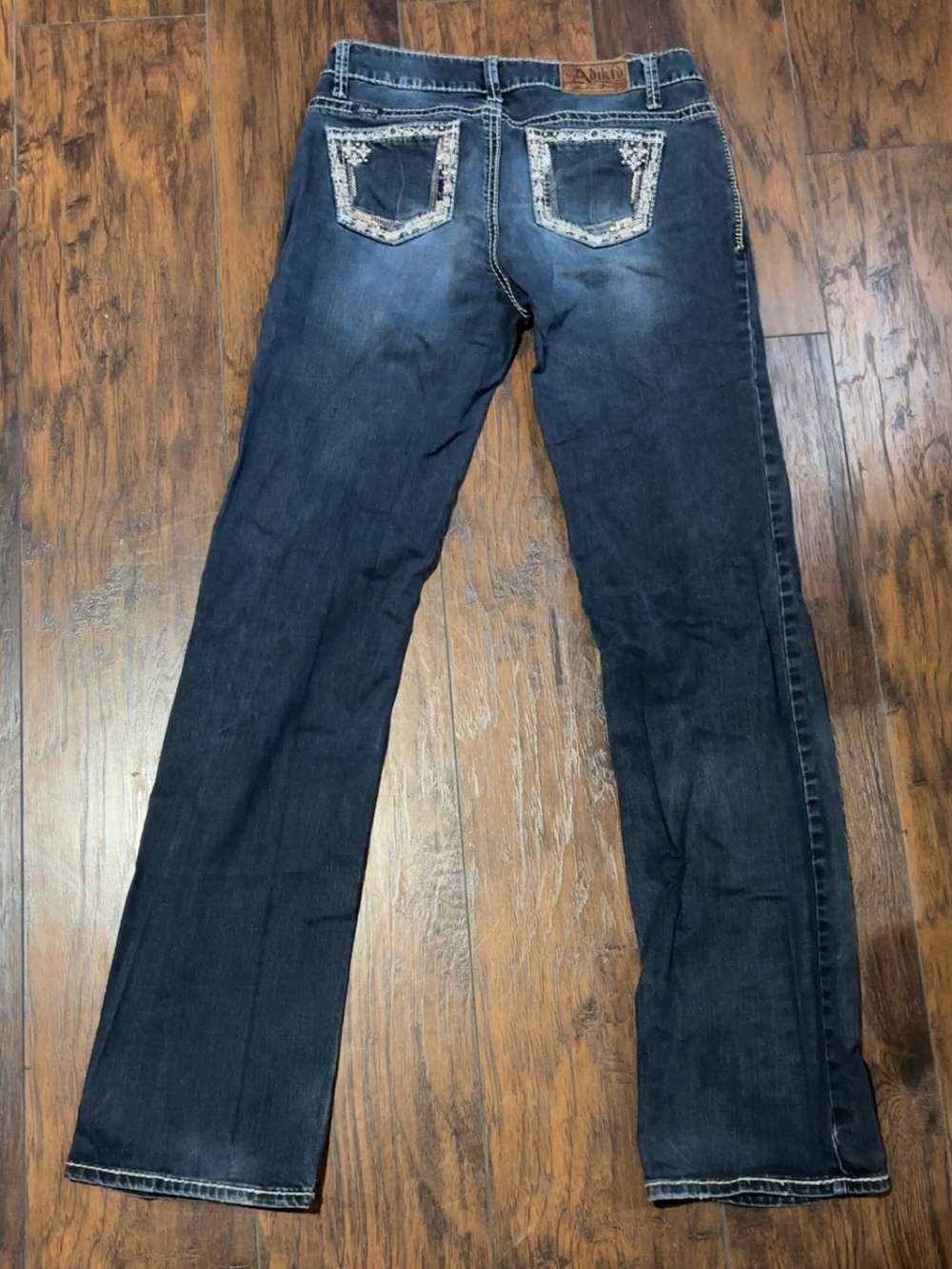 Adiktd Dark Blue Boot Cut jeans - Picture 2 of 7